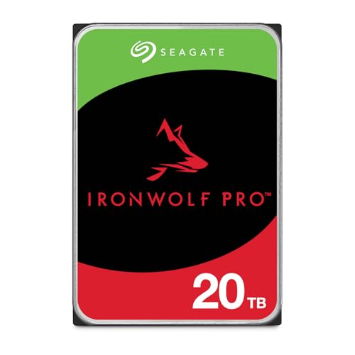 Seagate 20TB IronWolf Pro Interne NAS-Festplatte | SATA (ST20000NTZ01)