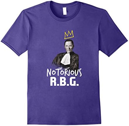 Mens Notorious RBG Ruth Bader Ginsburg Supreme Court Justice Tee 2XL Purple