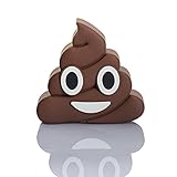 DBigness 2600mAh Poops Cute Funny Cartoon PVC External Battery Portable Charger Backup Pack Power Bank for iPhone 7 Plus 6 6S Plus 5S 5C 4S and Android Phone