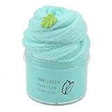 Sunool Cloud Slime Fairy Putty Mint Green Leaf,Slime Putty Stress Relief and Scented Sludge Toy 8oz