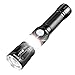 Tactical Flashlight Rechargeable Led Flash light Zoomable Magnetic 360° COB Waterproof Work Light 4 Light Modes Super Bright for Outdoor Camping, Hiking, Emergency, Repairing Black
