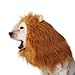 uhoMEy Adjustable Lion Mane Wig for Dog,Dog Toy,Halloween Party Costume