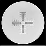 0.01mm Microscope Stage Micrometer Cross Dot Microscope Calibration Ruler Slides