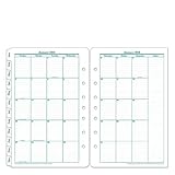 Classic Original Two Page Monthly Ring-Bound Tabs - Jan 2019 - Dec 2019