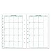 Classic Original Two Page Monthly Ring-Bound Tabs - Jan 2019 - Dec 2019