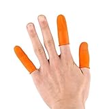 Anddas Thicken Rubber Finger Cots Protectors Gloves Covers S M L Size (30pcs)
