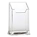 Home-X Acrylic Pen Holder – Multipurpose Clear Acrylic Makeup Brush Holder with Wide Opening and Stable Base for Eyeglasses, Pencils, Tools – Ideal for Desk, Vanity, Bathroom Storage