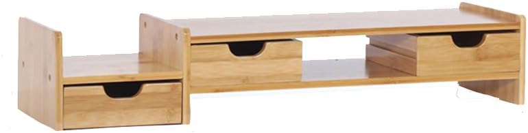 HAIZHEN Table Computer Monitor Stand Desktop Storage Box Moisture-Proof Keyboard Books Laptop Stand