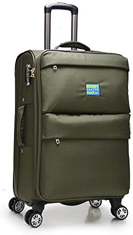 スーツケース オックスフォードブラケットボックスユニバーサルホイールビジネススーツケース迷彩インチ24インチスーツケース男性と女性のビジネストラベル 4色オプション 大容量 色 緑 サイズ inch Pr365 Hr