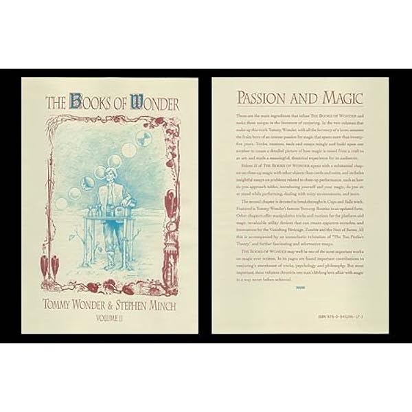 Books of Wonder by Tommy Wonder - 2 Volume Set!: 5055825650836