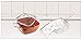 Copper Pan, 4 Piece. Square Pan With Round Handle, Glass Lid, Steamer, Frying Basket, Steamer Stands, Induction Base Non Stick, Dish Washer Safe