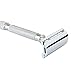 Elkaline Double Edge Razor Heavy Duty Safety Razor Long Handled - 2 Free Single Blade Razor Blades - The Best Quality Shaving Razors For Men and Women