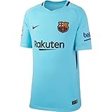 Nike Kids' Breathe Barcelona 2018 Away Stadium Soccer Jersey (Small) Blue