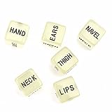 Grandey 1 Pair Luminous English Sex Dice Lovers Romance Foreplay Adult Games, Erotic Party Funny Gift, Sex Toys for Couples