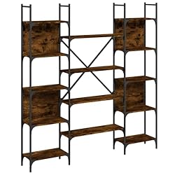 YELWHI Bookshelf Smoked Oak
