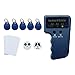 RFID 125KHz ID Card Reader Writer - RFID Copier EM4100 Reader Keyfob Duplicator Compatible with Proximity Card Including Key-fob 5pcs 3M Sticker 2pcs Blank Card 5pcs