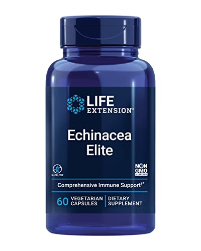 Life Extension Echinacea Elite, E. purpurea, E. angustifolia, Whole-Plant Extra…