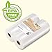 [Updated 2024] Bonsenkitchen Vacuum Food Sealer Rolls Bags, 2 Packs 8 in x 20 ft, BPA Free, Durable Commercial Customized Size Bags