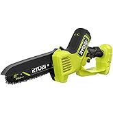 RYOBI 18V Brushless 8 in. Battery Compact Pruning Mini Chainsaw (Tool Only)