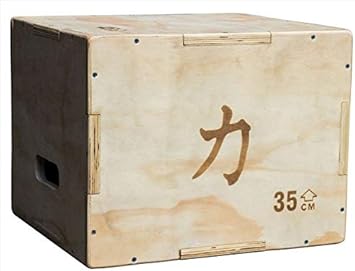 Pequeña caja plyo de madera, 45 cm x 40 cm x 35 cm: Amazon.es: Deportes y aire libre