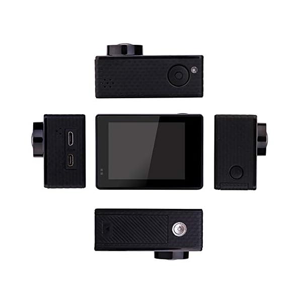HKYMBM 4K Multifunktions-Sportkamera, WiFi-Unterwasserkamera 170 Grad Weitwinkel 30 Meter Tiefe Wasserdicht Und… – Bild 4