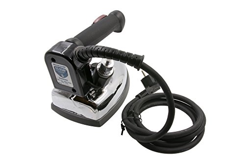 220 Volt Iron - Silver Star Bottle Steam Iron ES-85 Gravity Feed Steam Iron with Non-Stick Laminate Sole Plate, Demineralizer (220 Volt)