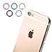 Iphone 6 Camera Protector, Pretid 5 X Set Black Silver Blue Gold Pink Premium Smartphone Camera Guard Protection Ring for Iphone 6 6 S 4.7 Accessories