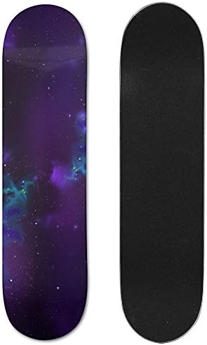 LzVong Longboard Galaxy Vintage 31 Inch Maple Complete Double Kick Concave Standard Skateboards Skate Boards