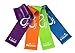 Loop Resistance Band Set Professional Grade 4 Piece Stackable Exercise Resistance Bands 4 Loops Bands & Carrying Bag