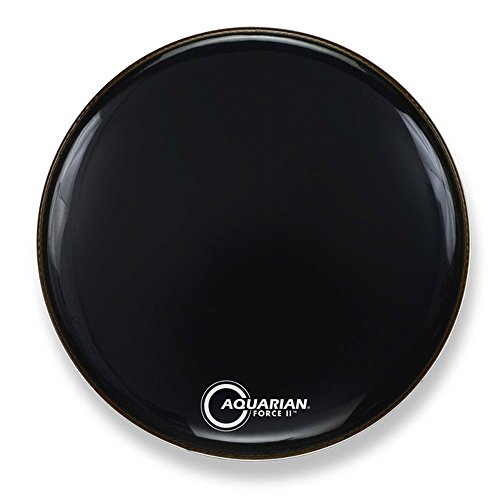 Aquarian Drumheads FR22BK Force II 22-inch Bass Drum Head