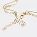 Boosic Long Adjustable Lariat Choker Necklace Discs Chain Thin Chokers For Women
