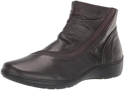 Bottes Femme Clarks Cora Derby - Cuir Noir, Taille US 9, Style Sneaker-botte, Confort Ultime, Neuf Sans Emballage