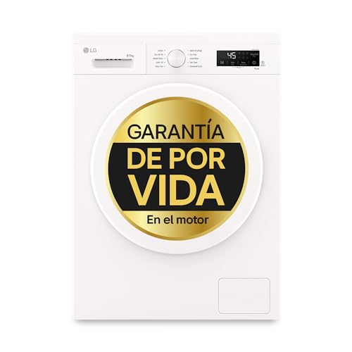 W4X1085NWH - Lavadora Secadora Inverter Direct Drive 8/5kg, 1400 rpm, 6 Motion, Vapor Steam, Wi-Fi ThinQ, Clasificación A (Lavado) E (Secado, Serie 140, Blanco