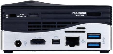 Amazon Com Gigabyte Brix Ultra Compact Pc Barebone Intel I3 4010u 1 7ghz With Integrated Projector Gb Bxpi3 4010 Computers Accessories