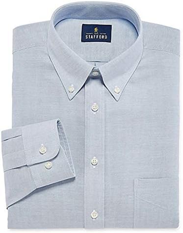 stafford mens dress shirts short sleeve NEW Stafford Dress Shirt Men 16 Short Sleeve Color Aqua