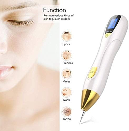 Face Freckle Pen Plasma Pen Professional Portable Skin Removal Markers Brown Pigment Spots Dark Spots Birth Markers Pigmentation Age Spots Tattoo LCD Screen USB Charging Beauty Equipment