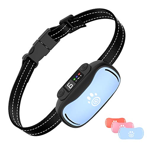 Dog Bark Collar Smart Chip Dog Shock Collars w/3 Training Modes, Beep