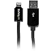 StarTech.com 3m 10-Feet Long Black Apple 8-Pin Lightning Connector to USB Charge and Sync Cable for iPhone/iPod/iPad (USBLT3MB)