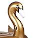 Sunnylife Luxury Adult Inflatable Pool Float Ride On Beach Toy - Gold Swan