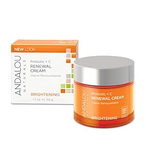 Andalou Naturals Probiotic + C Renewal Cream, Ivory, Probiotic Plus C, 1.7 Oz