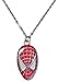 Marvel's SPIDER-MAN Face Silvertone/Enamel PENDANT w/ 17