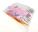 Dxeud Colorful Goose Feathers 100pcs/pack/(10pcs X10colors) (6-8 inch)