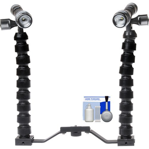 Intova LED Mini Torch Flashlight / Video Light with Additional LED Mini