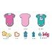 Sizzix 660135 Triplits Die Set, Oh, Baby by Stephanie Barnard, 14-Pack