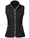 MAYSIX APPAREL Sleeveless Lightweight Zip Up Quilted Padding Vest Jacket For Women (S-3XL)