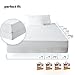 Joluzzy Zippered Mattress Protector - Waterproof Six-Sided Mattress Encasement - Cotton Terry, Breathable, Noiseless, Vinyl-Free, Twin Size