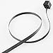 ODDIER Retractable Heavy Duty Easy Reach Pulley Plant Hanging Flower Basket Hook Hanger for Garden Baskets Pots and Birds Feeder Hang High up and Pull Down to Water Or Feed Pack of 2 (Black)