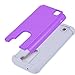 LG Escape 3 Case, LG K8 Case, LK [Drop Protection] Hybrid Dual Layer Armor Defender Protective Case Cover for LG Escape 3 / K8, Violet