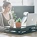 Rise-X Light Standing Desk Converter – Height Adjustable Stand Up Desk Riser – Sit to Stand Desktop Workstation – 32″ Surface Blackthumb 2