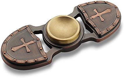 Spinner Fidget,ATIVI Metal Fidget Hand Spinner Ceramic Bearing High Speed Fidget Finger Spinner Toy Stress Reducer Perfect for ADD,ADHD,Anxiety and Autism Adults or Kids,Bronze